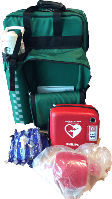 What emergency resuscitation equipment should you have in clinical areas?
